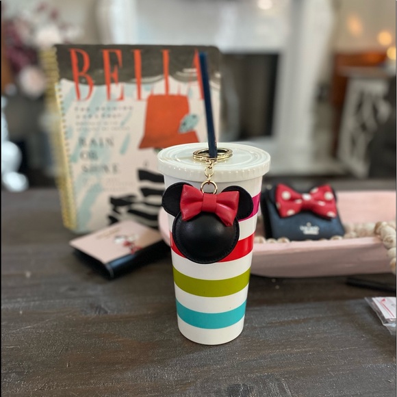 Kate Spade Minnie Mouse purse charm red - Picture 3 of 7